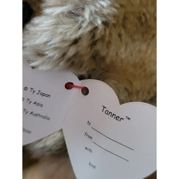 Ty Classic Tanner Labrador Retriever Puppy Dog 2002 Plush Toy W/ Tag - Picture 12 of 12